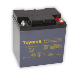 Akumulator żelowy DEEP CYCLE Toyama NPCG26-12 12V 26Ah M6