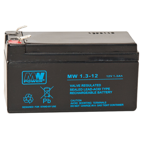 Akumulator AGM MW POWER | MW 1.3-12 12V / 1.3Ah