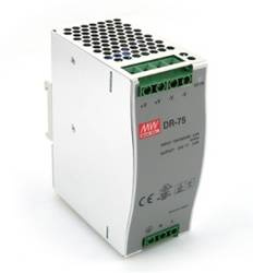 Zasilacz na szynę DIN Mean Well DR-75-48 | 48V 1,6A 77W
