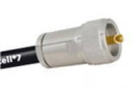 UHF(UC-1/PL-259) wtyk lutowano skręcany na kable typu RF7/CNT300/Aircell 7/5D-FB, izolator teflonowy