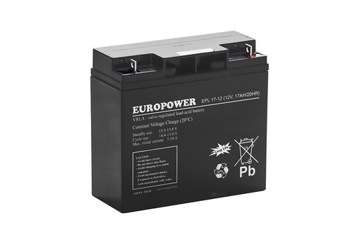 Akumulator AGM Europower | EPL 17-12 12V / 17Ah