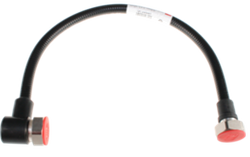 Jumper antenowy na kablu LCF12, złącza 7/16 M-M kątowy 3,0m LOW PIM