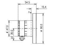 Adapter SMS 1 5/8" - EIA 1 5/8"