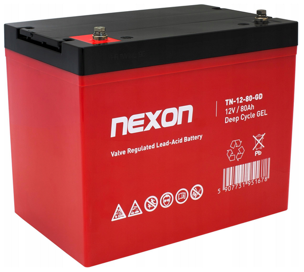 Akumulator żelowy GEL Deep Cycle Nexon TN-12-80-GD 12V 80Ah