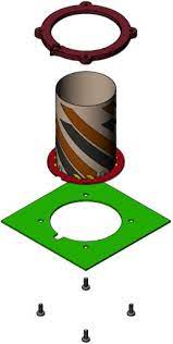 HC610E, Aktywna antena śrubowa (Helical) system Iridium