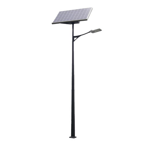 Lampa solarna LED 40W | Słup 5M | Panel fotowoltaiczny | Zestaw #23