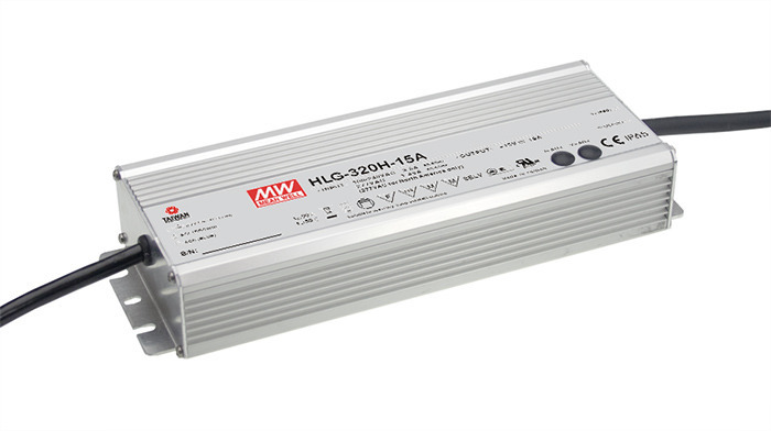 Zasilacz Mean Well HLG-320H-12B | 264W 12V 22A IP67 1~10VDC PWM