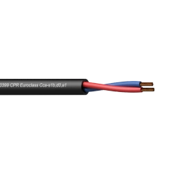 CLS215-CCA/1 kabel głośnikowy 2x1.5 mm², 100m, LSZH, CPR Cca, EN50399, PROCAB